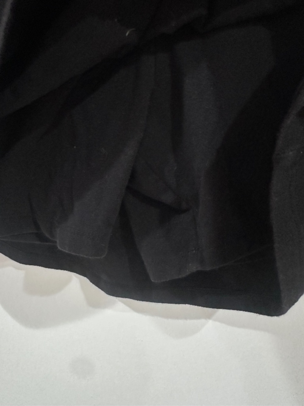 Black athletic skirt